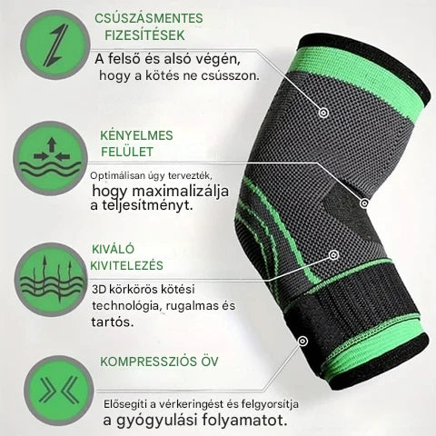 3D Könyöktámasz Dekompresszióra és Támogatásra - FlexiElbow