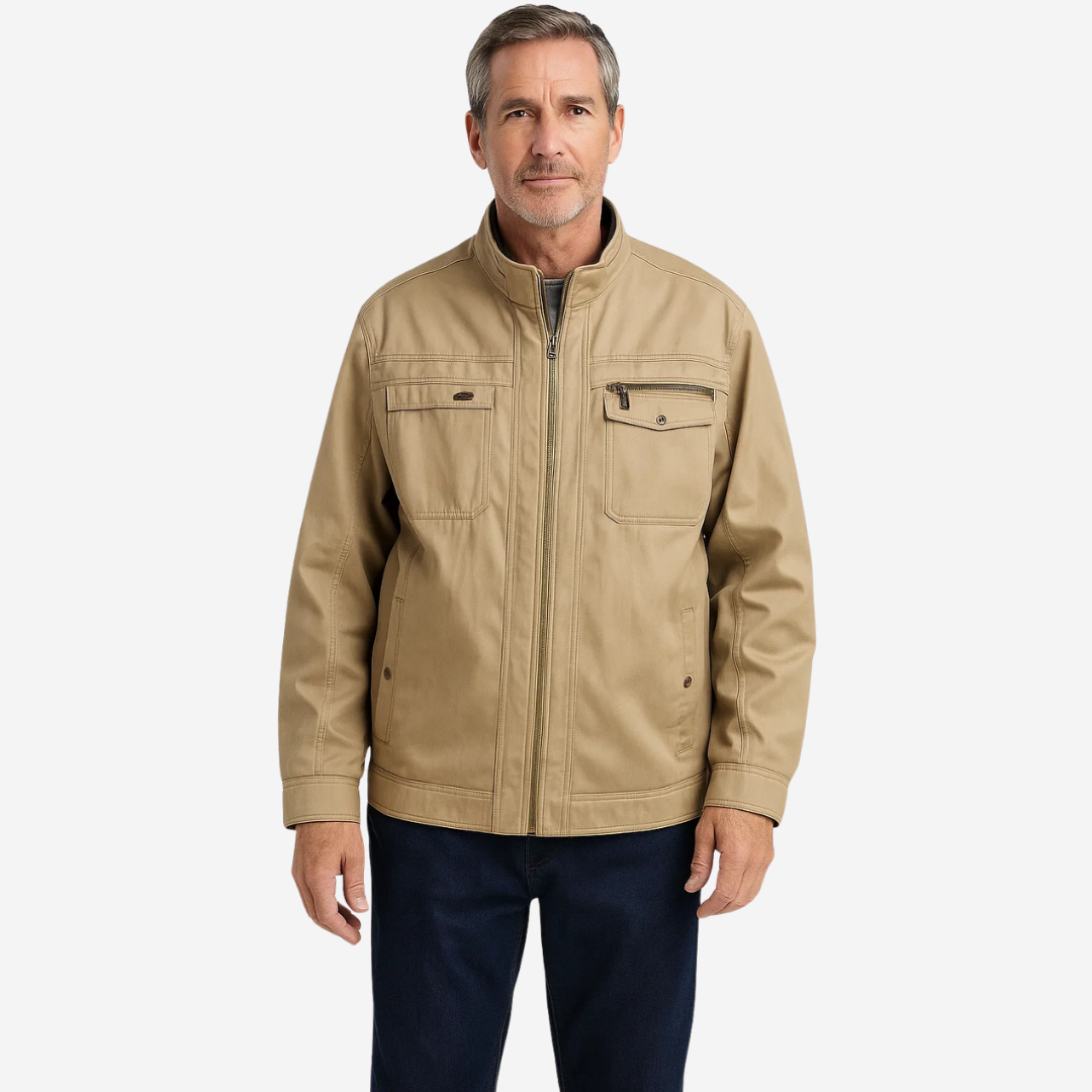 Férfi pamut dzseki szélálló és vízlepergető terep stílusban – Torin