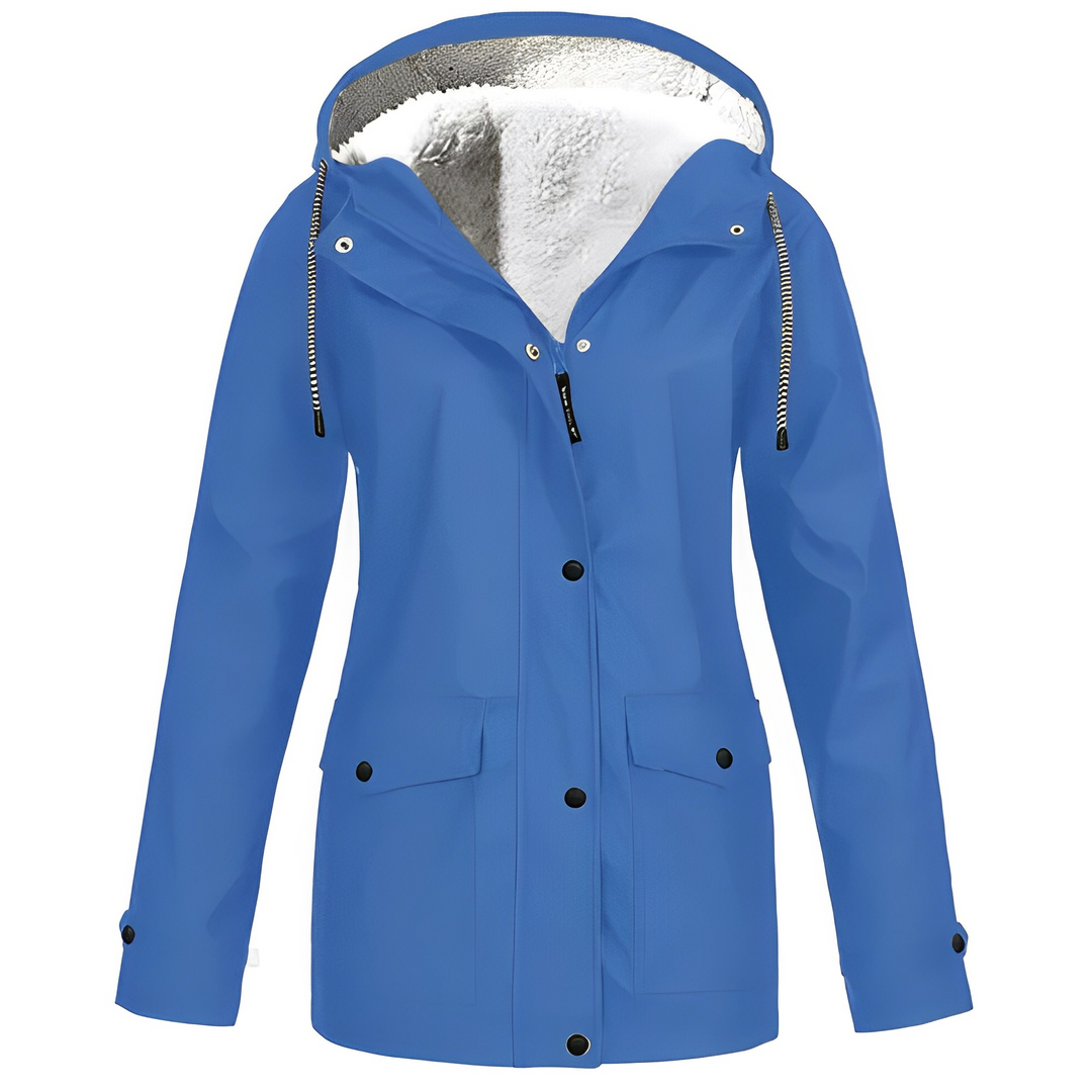 Fleece bélelt női esőkabát - WarmWarder