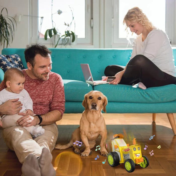 Stuntautó Fénnyel és Zenével – SpinRacer