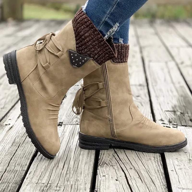 Női téli csizma fleece béléssel – Selina