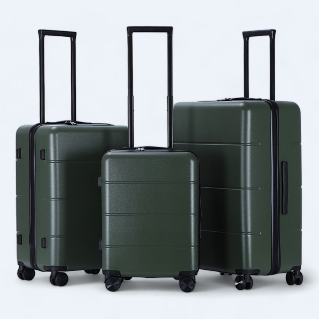 3 részes keményborítású bőröndkészlet – Atlas Explorer