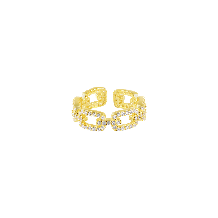 Aranylánc Gyűrű Zirkónnal - Marina