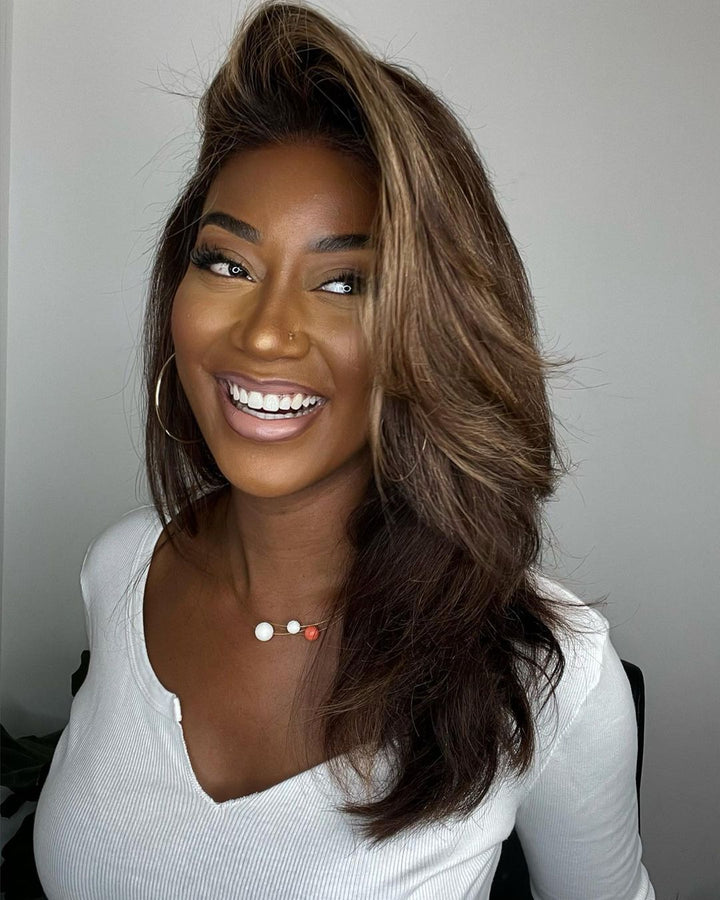 Lace Front Paróka kiemelésekkel – Selena