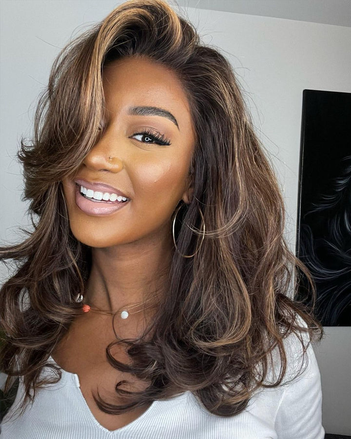 Lace Front Paróka kiemelésekkel – Selena