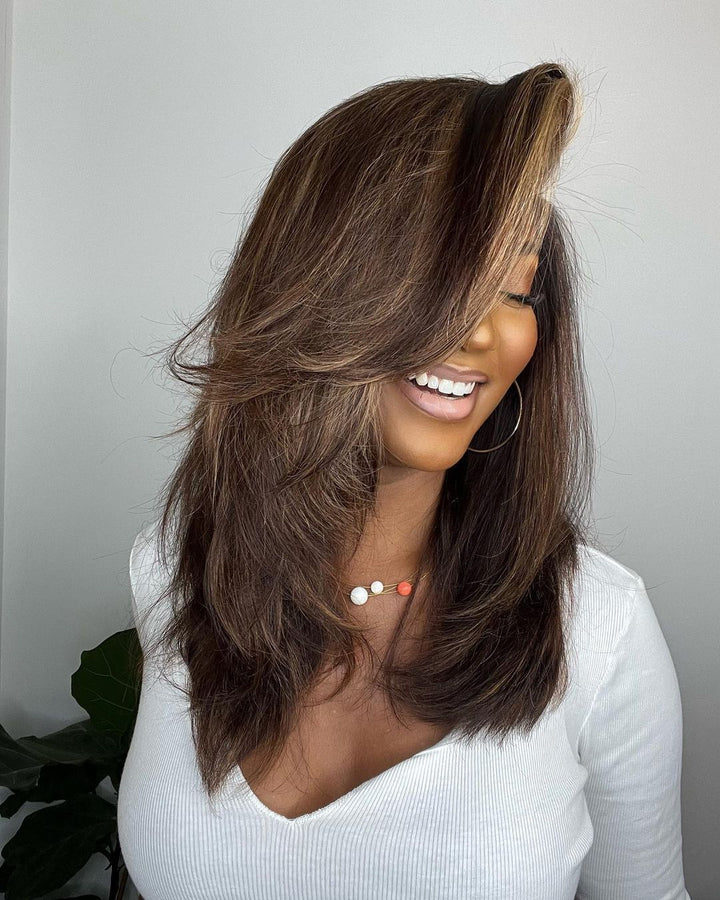 Lace Front Paróka kiemelésekkel – Selena
