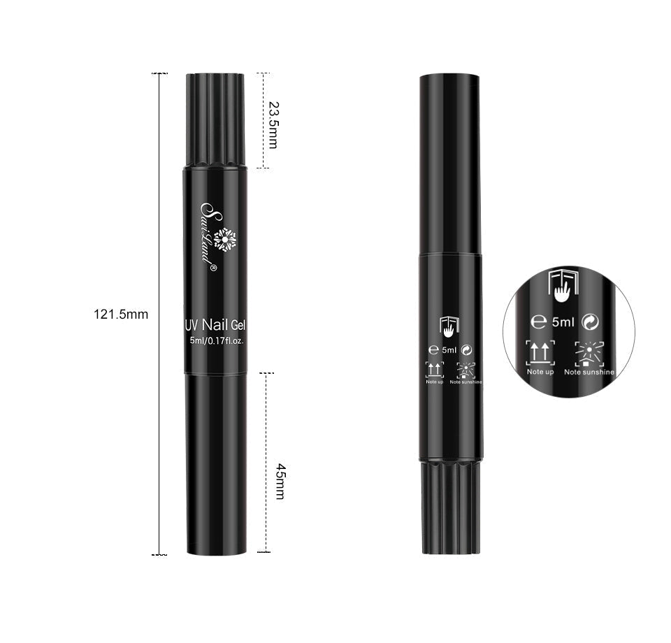 Gél körömlakk toll UV nélkül – Glosséa