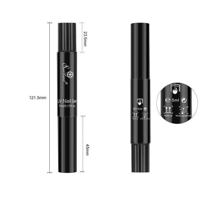 Gél körömlakk toll UV nélkül – Glosséa