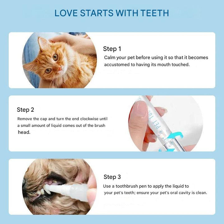 Háziállat Fogkefe Toll - PetSmile