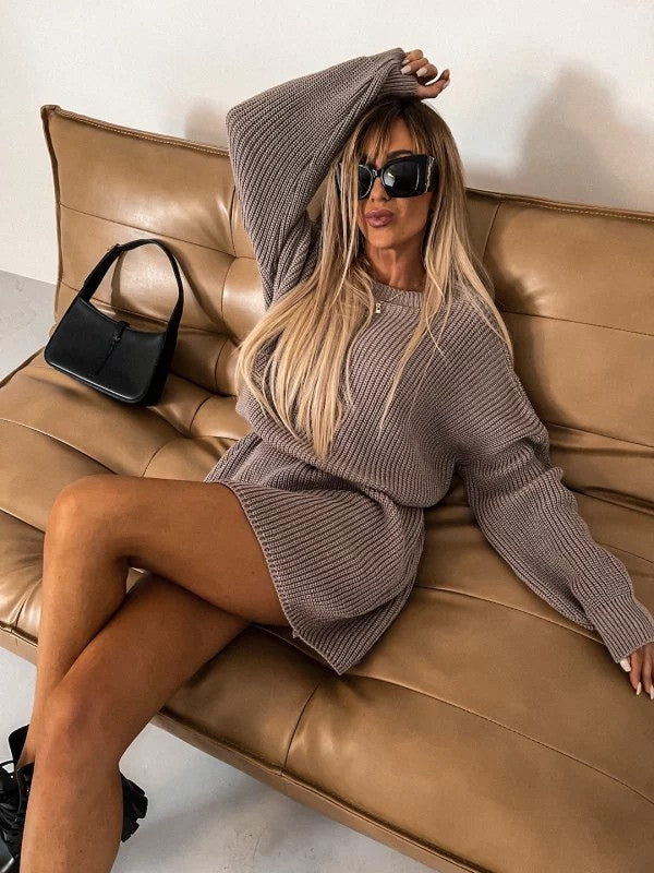 Kényelmes és meleg női tunika őszre és télre – Maren