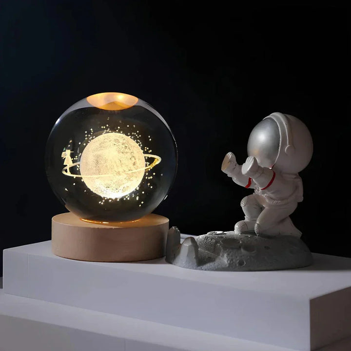 3D Gravírozott Kristálygömb - Celestia