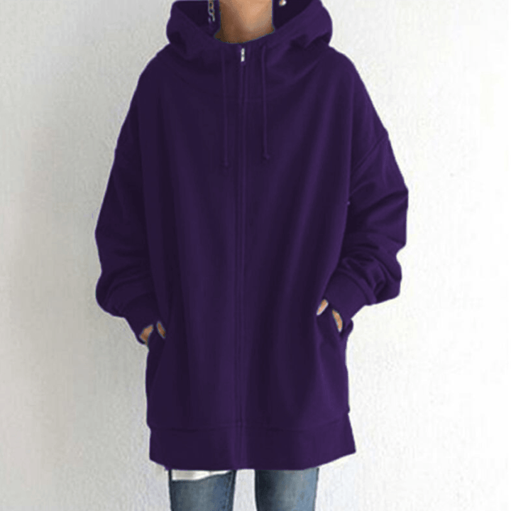 Kényelmes Női Kardigán Kapucnival - ComfyHood