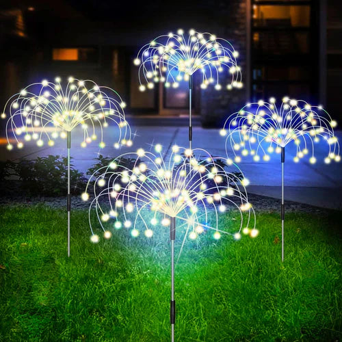 Vízálló Napenergia Kerti Lámpa Tűzijáték Hatással – SparkGlow