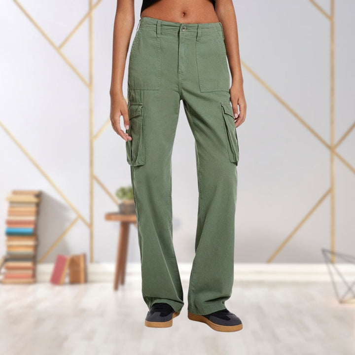 Slim-Fit Női Cargó Nadrág - Maya