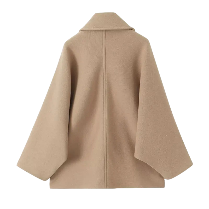 Női átmeneti dzseki oversized megjelenésben gombos záródással – Selina