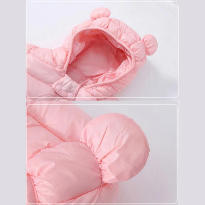 Gyerek vízhatlan esőkabát pehelytoll stílusban, karikatúrával – Miro