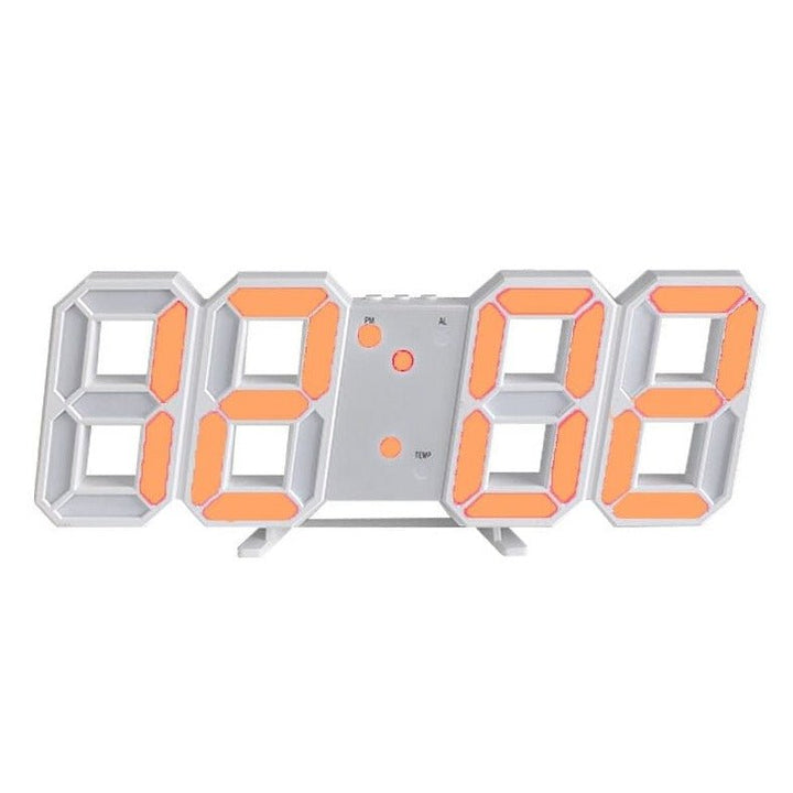 3D LED Fali óra állítható világítással – Timora