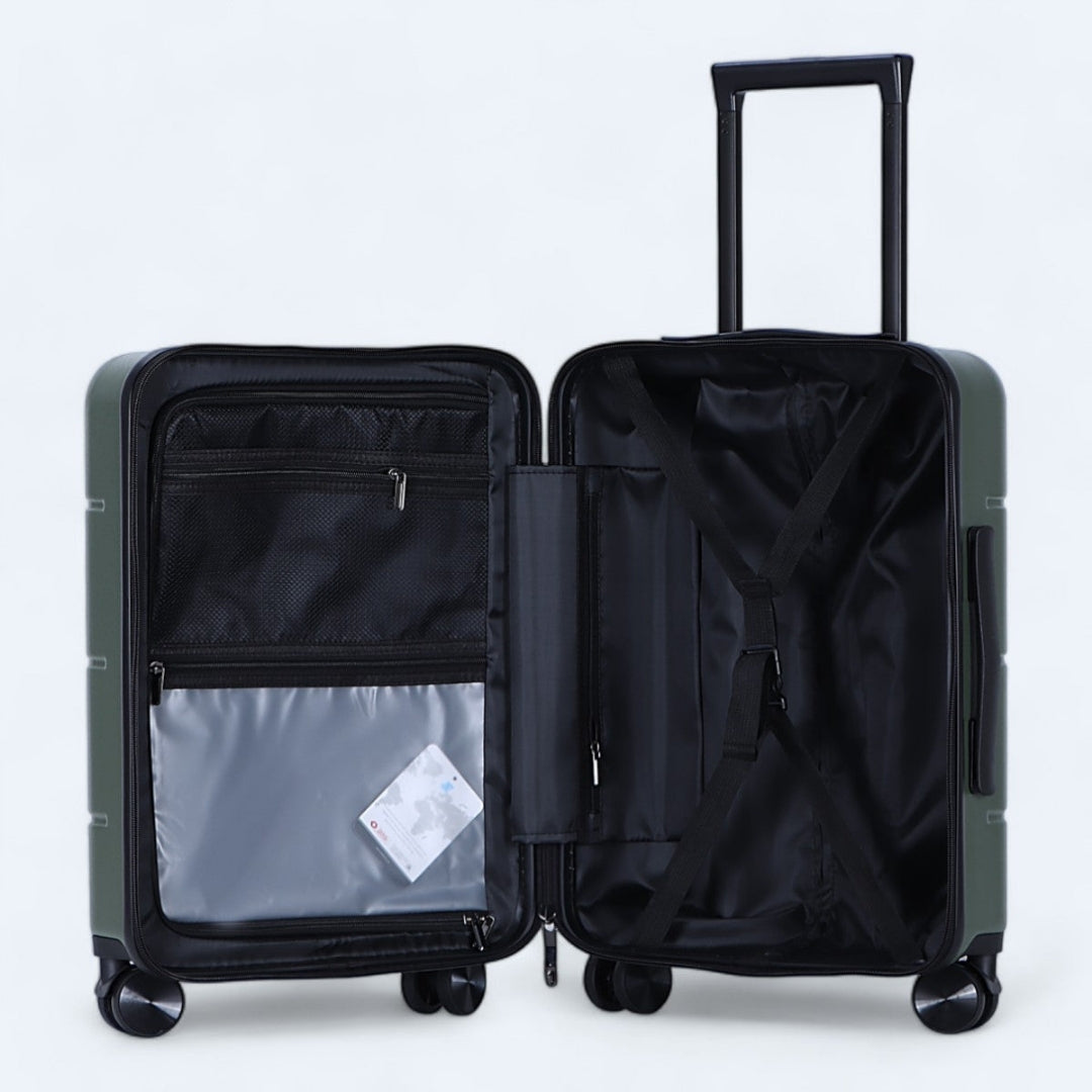 3 részes keményborítású bőröndkészlet – Atlas Explorer