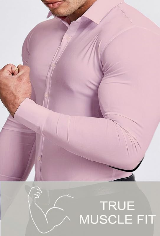 Gyűrődésmentes Slim Fit Ing Férfiaknak - David