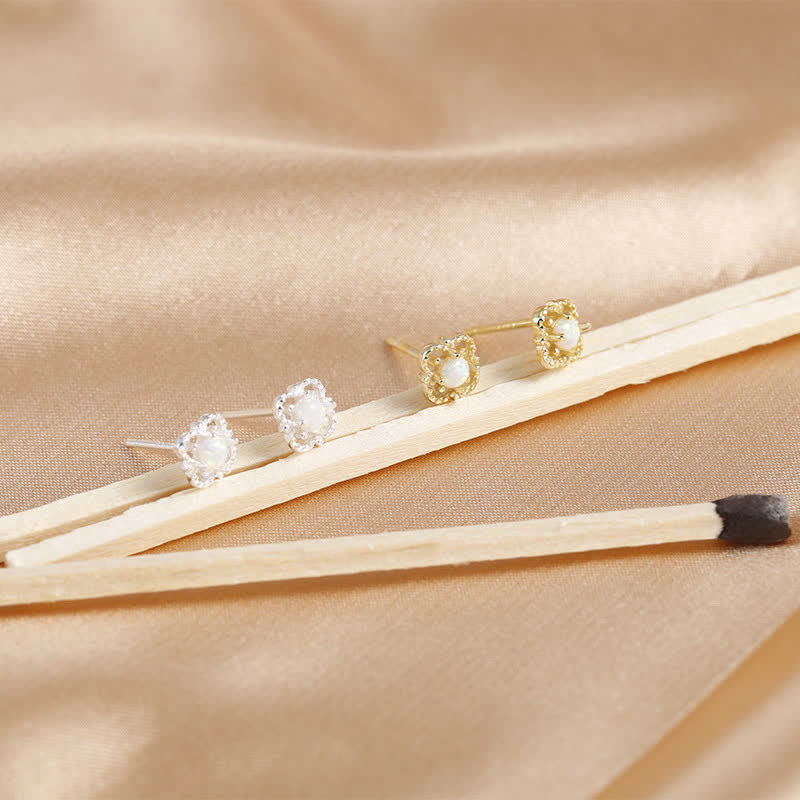 Finom vintage fülbevalók opállel - Seraphina