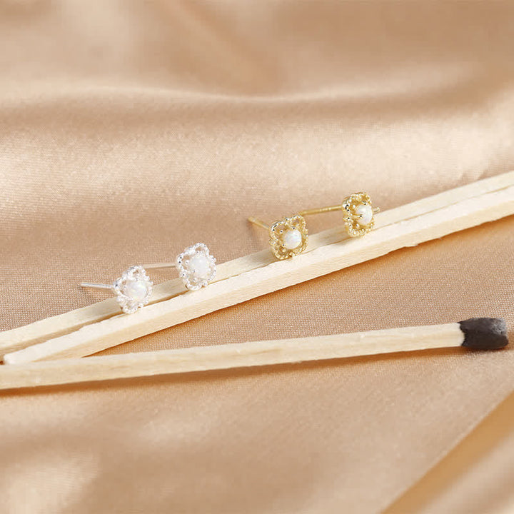 Finom vintage fülbevalók opállel - Seraphina