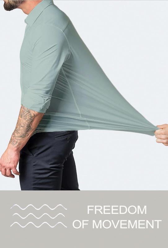Gyűrődésmentes Slim Fit Ing Férfiaknak - David