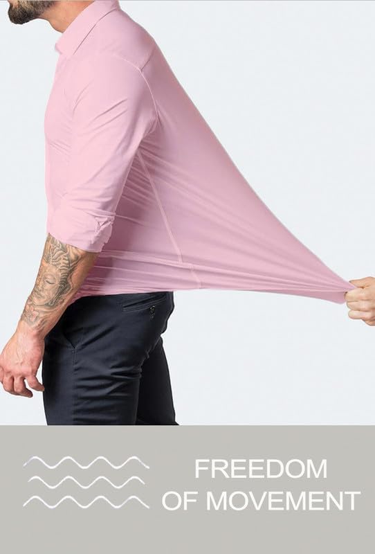 Gyűrődésmentes Slim Fit Ing Férfiaknak - David