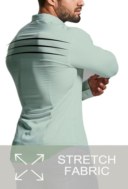 Gyűrődésmentes Slim Fit Ing Férfiaknak - David