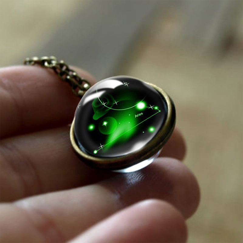 Üveges 12 Csillagjegy Védelmező Medál - Sofia