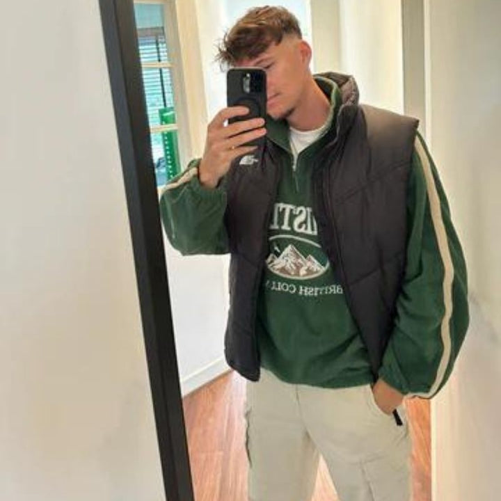 Retro Whistler Pulóver - Milo