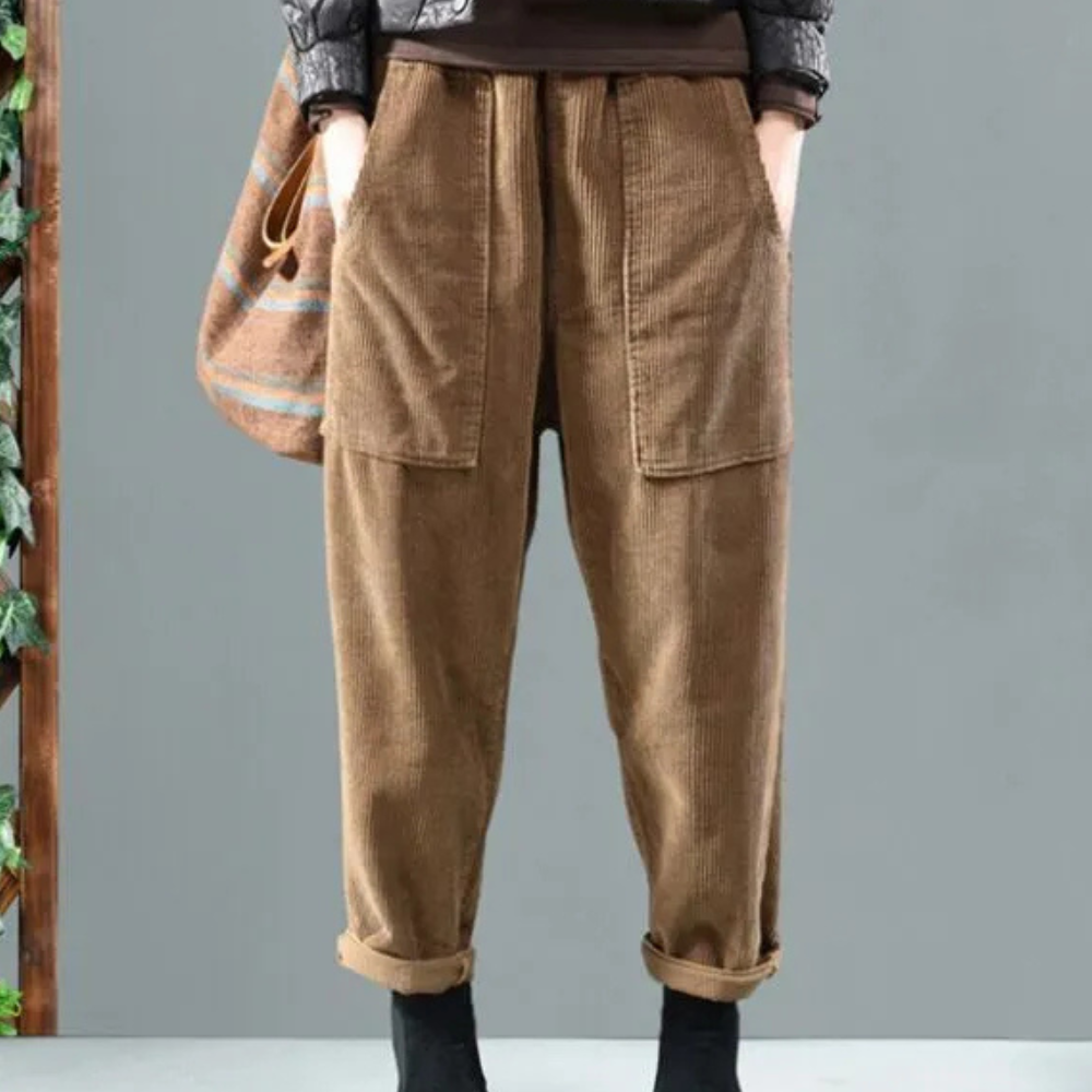 Casual Rippelt Tömör Nadrág Nőknek - Marlowe