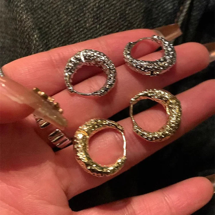 Stílusos Karika Fülbevalók - Noor