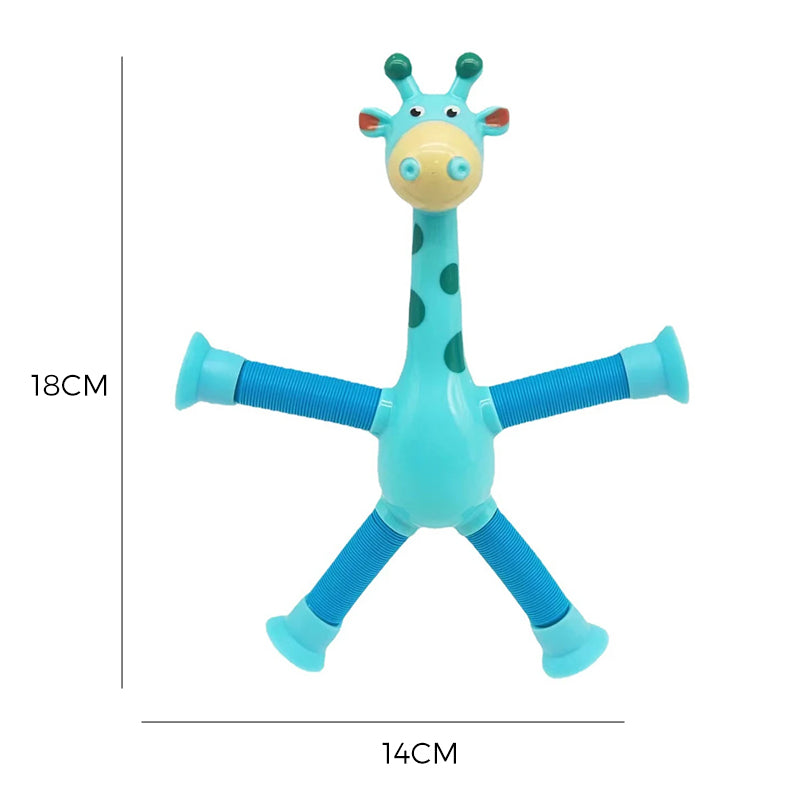 Rugalmas Zsiráf Játék Szívókoronggal - StretchyGiraffe