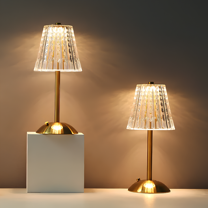 Arany Kristály Asztali Lámpa - Aurora Luxe