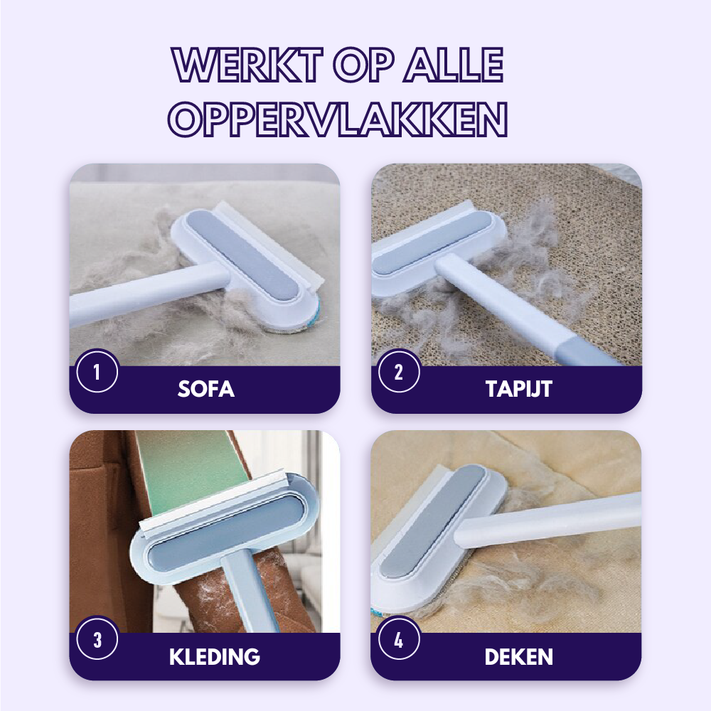 3 az 1-ben Háziállat Szőreltávolító - PetClean Pro