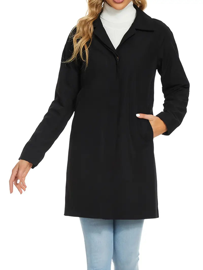 Hosszú Női Trenchcoat Derékpánttal – Amara