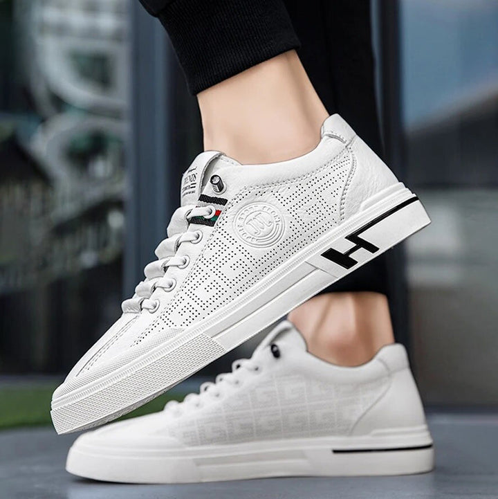 Férfi sneaker perforált bőrből, könnyű kivitelben – Ethan