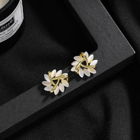 Virágzó Kép Stud Fülbevaló - Sakura