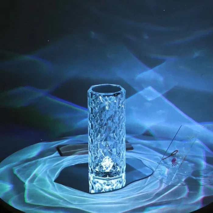 Kristály LED Lámpa - LumiCrystal