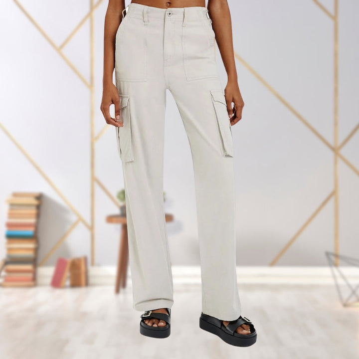 Slim-Fit Női Cargó Nadrág - Maya