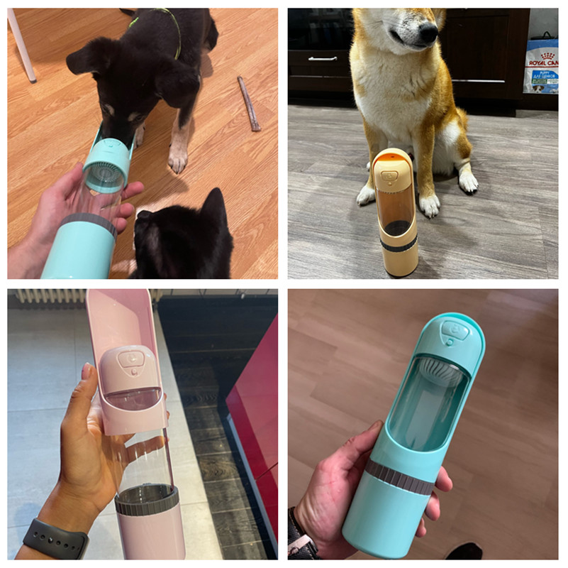 2 az 1-ben Tápláló- és Vízpalack Útközben - PawBuddy