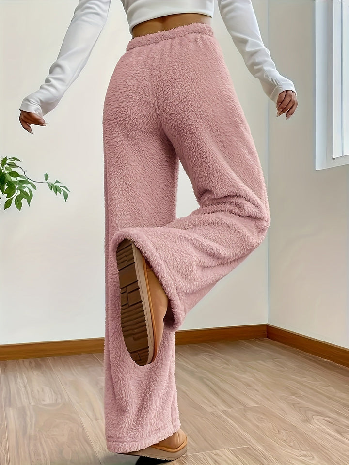 Puha Teddy Sherpa Loungebroek Nőknek – Noémie