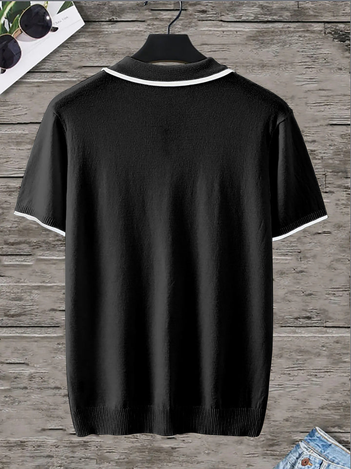 Trendi Fekete Férfi Polo - Rafael
