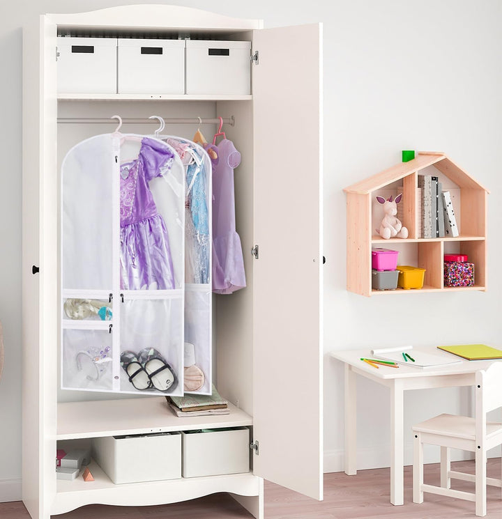 Hajtható Tánc Ruha Táskák Cipzáras Kiegészítő Zsebekkel – 5db-os Csomag (1+1 INGYEN)