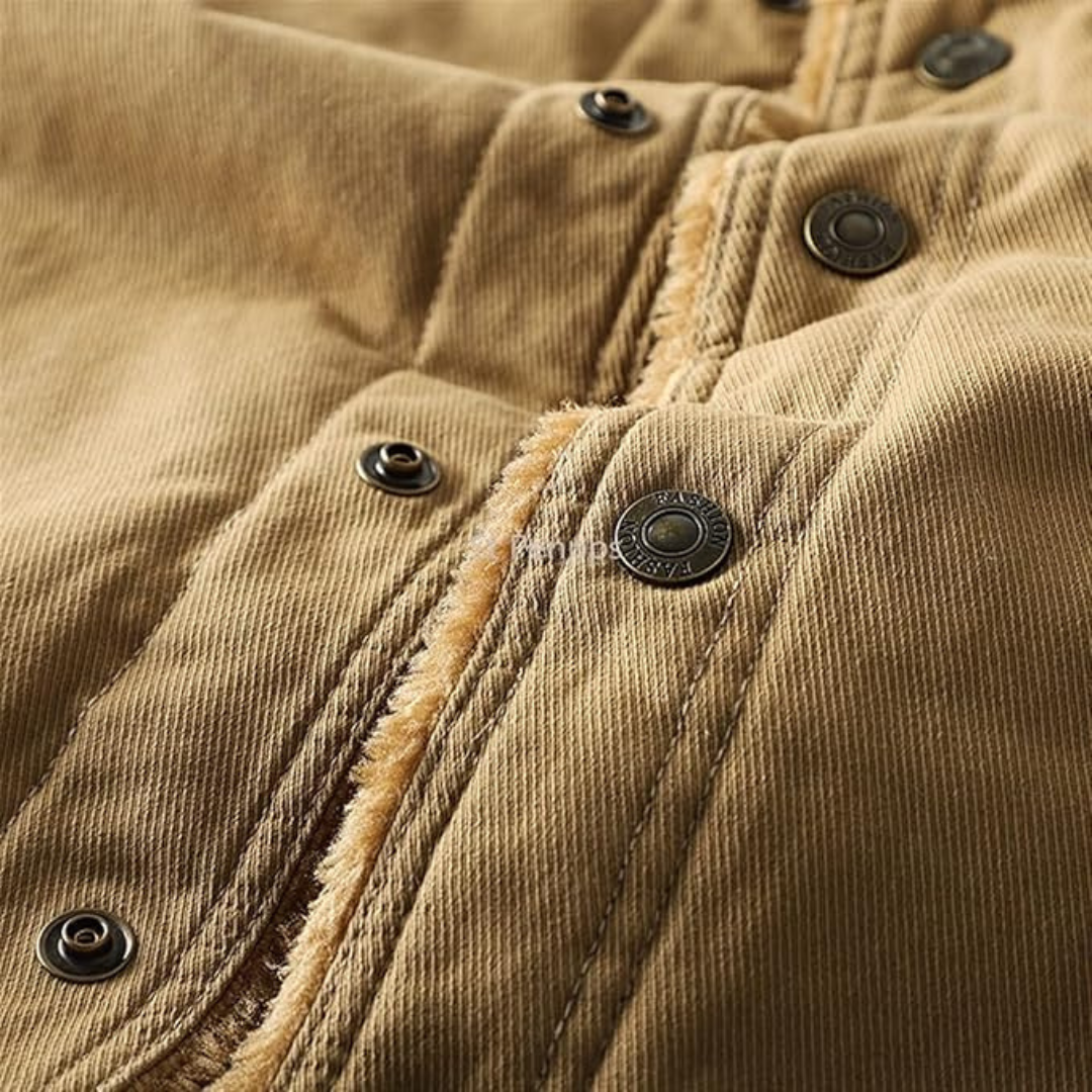 Férfi Outdoor Téli Kabát - Gyapjú béléses - Danny