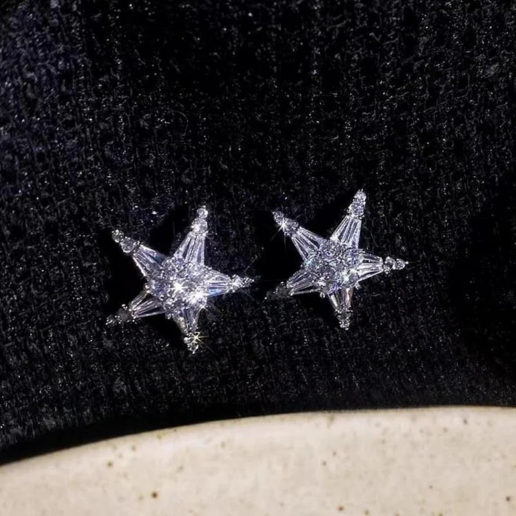 Zirkónia Ster Fülbevaló/Ear Cuff - Lyric