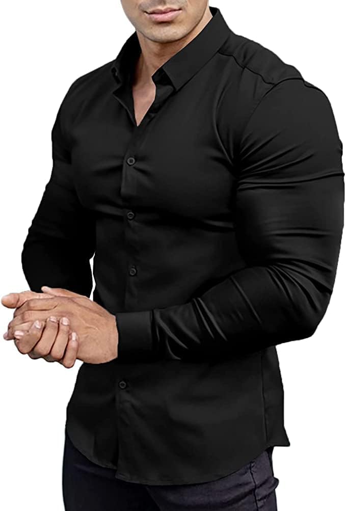 Gyűrődésmentes Slim Fit Ing Férfiaknak - David