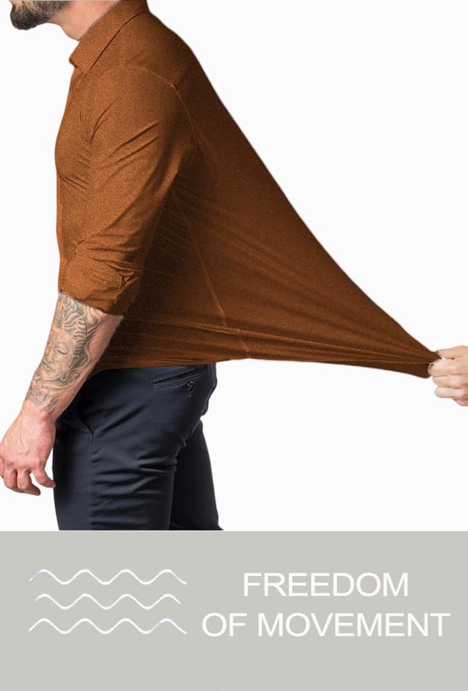 Gyűrődésmentes Slim Fit Ing Férfiaknak - David