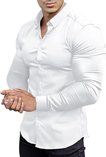 Gyűrődésmentes Slim Fit Ing Férfiaknak - David
