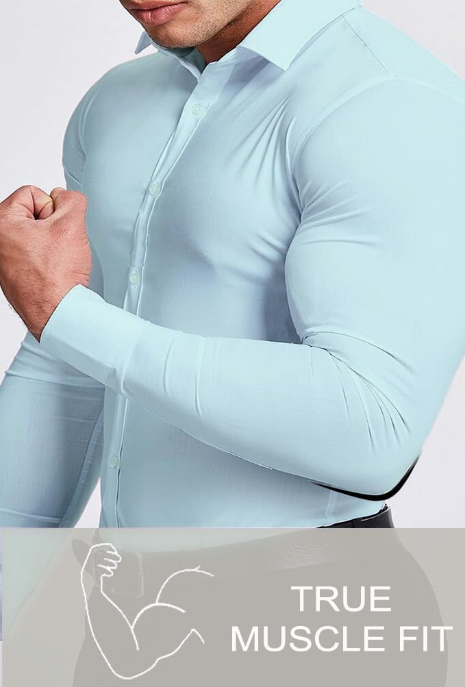 Gyűrődésmentes Slim Fit Ing Férfiaknak - David